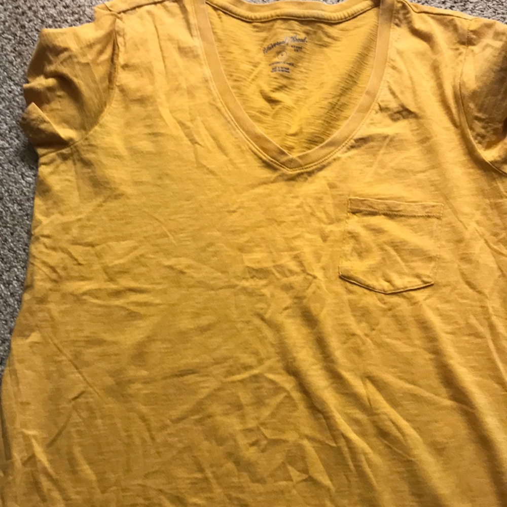 Mustard Short sleeve tee